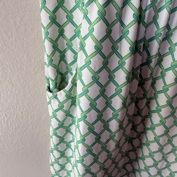 J. McLaughlin Catalina Dress size S Green white - Picture 5 of 9
